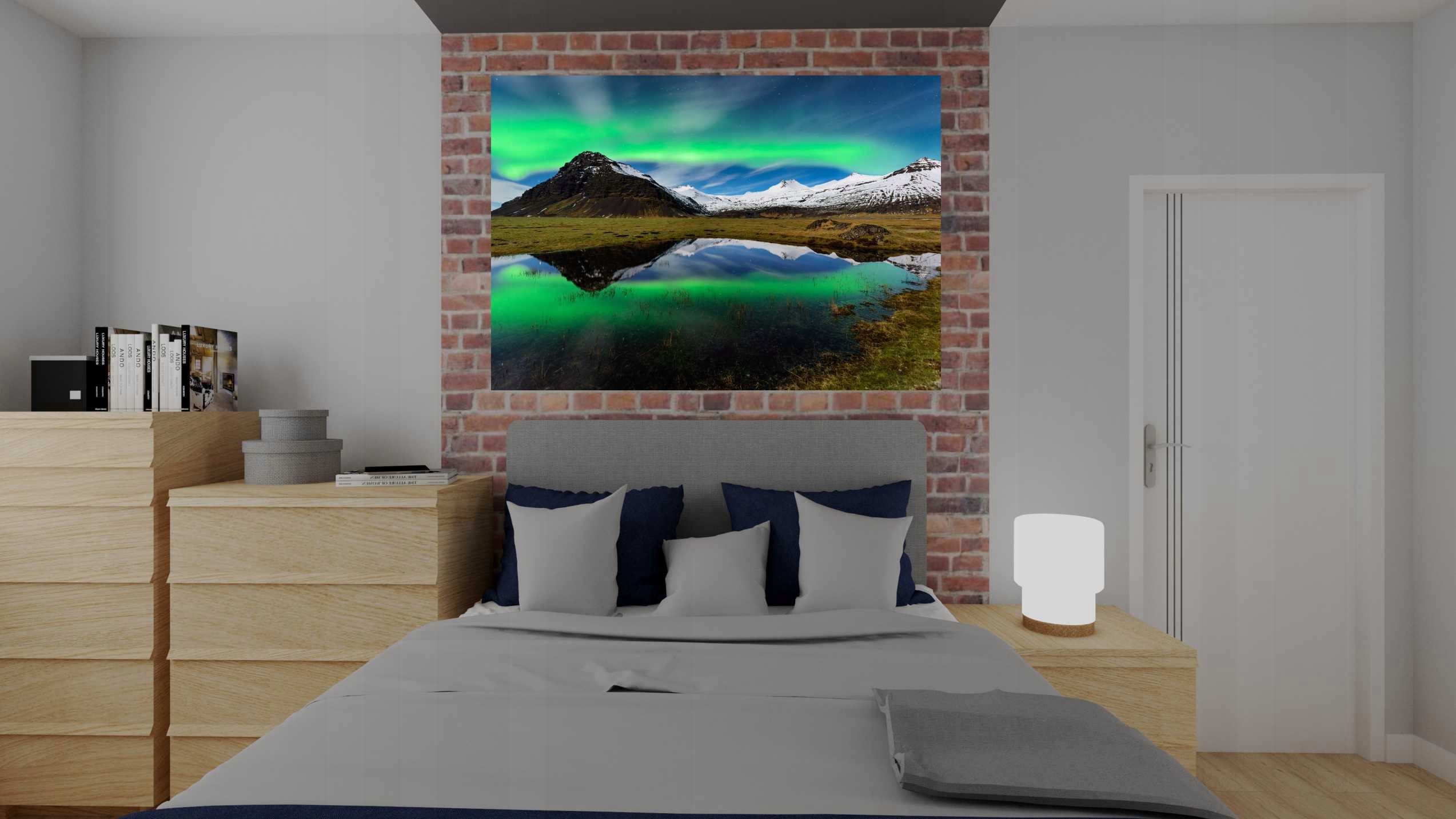 Plakat poster NOC GWIAZDY zorza 40x30 max wyb Marka EObraz