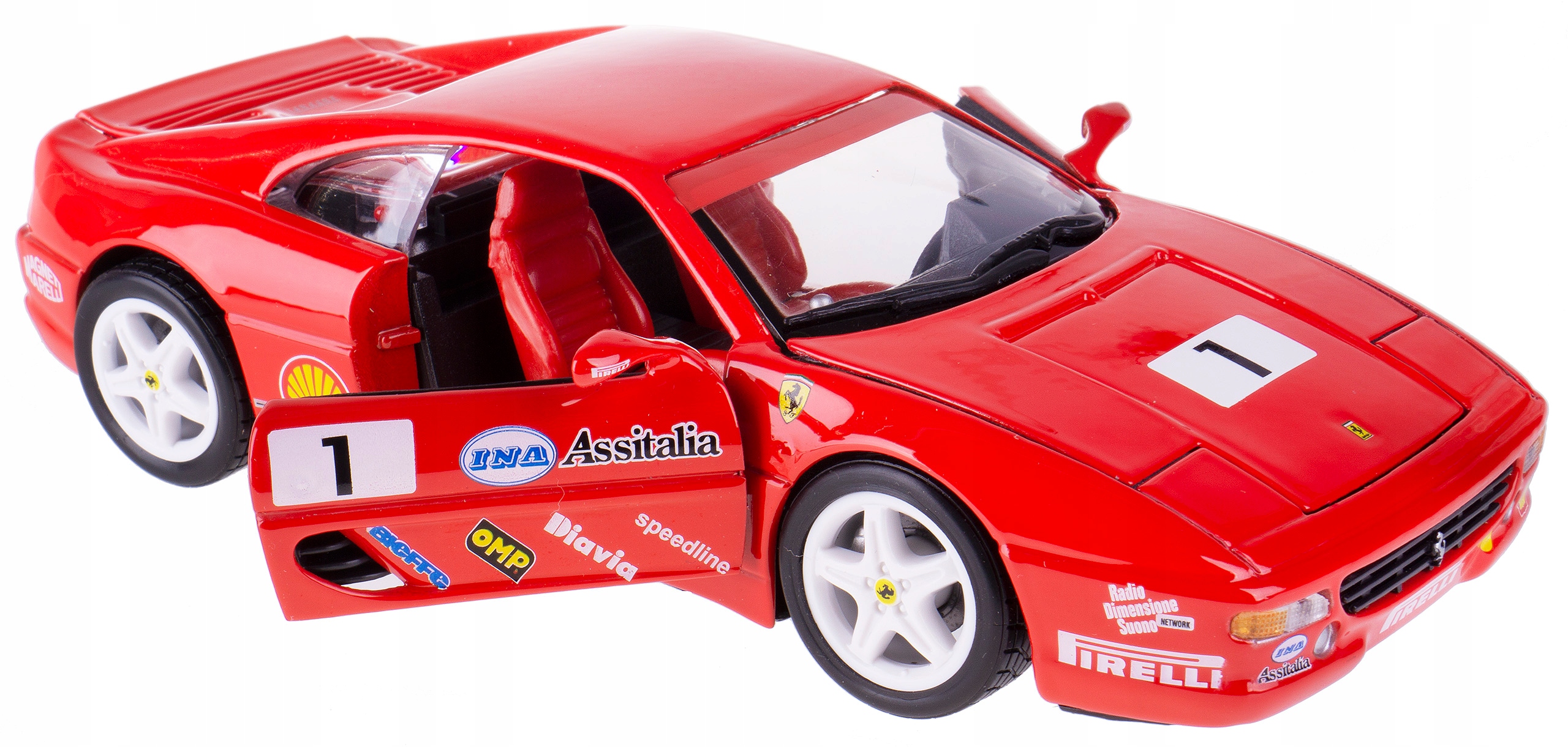 Ferrari F355 Challenge Kov Bburago 1:24 Červená