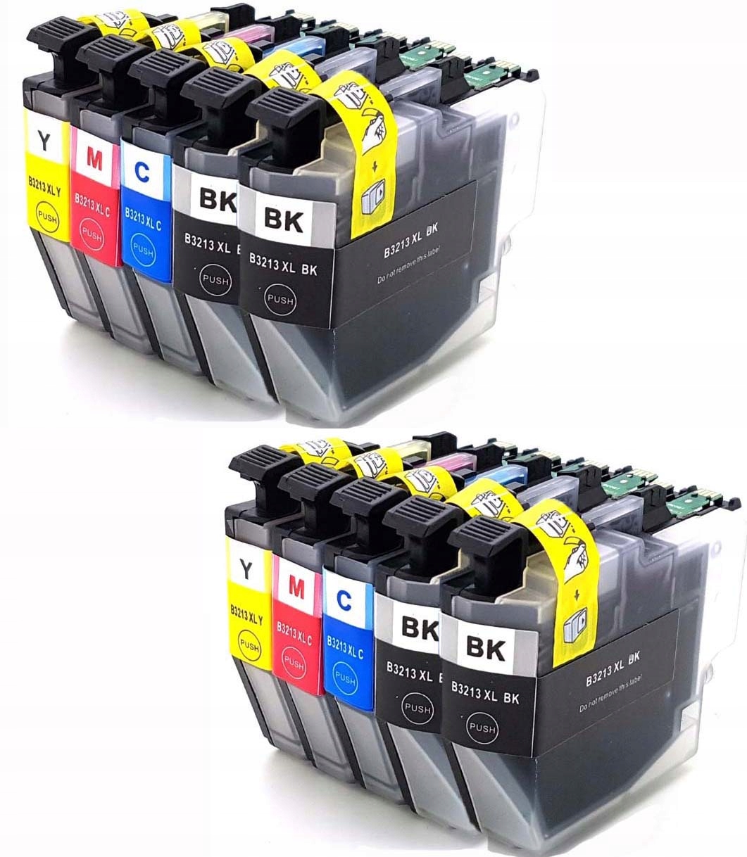 

10 x Tusz Brother LC3213 DCP-J572DW J774DW J772DW
