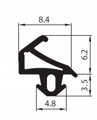 Uszczelka do okienFORTIS PLUS-TEC S-1155 50 metrów Marka Stomil