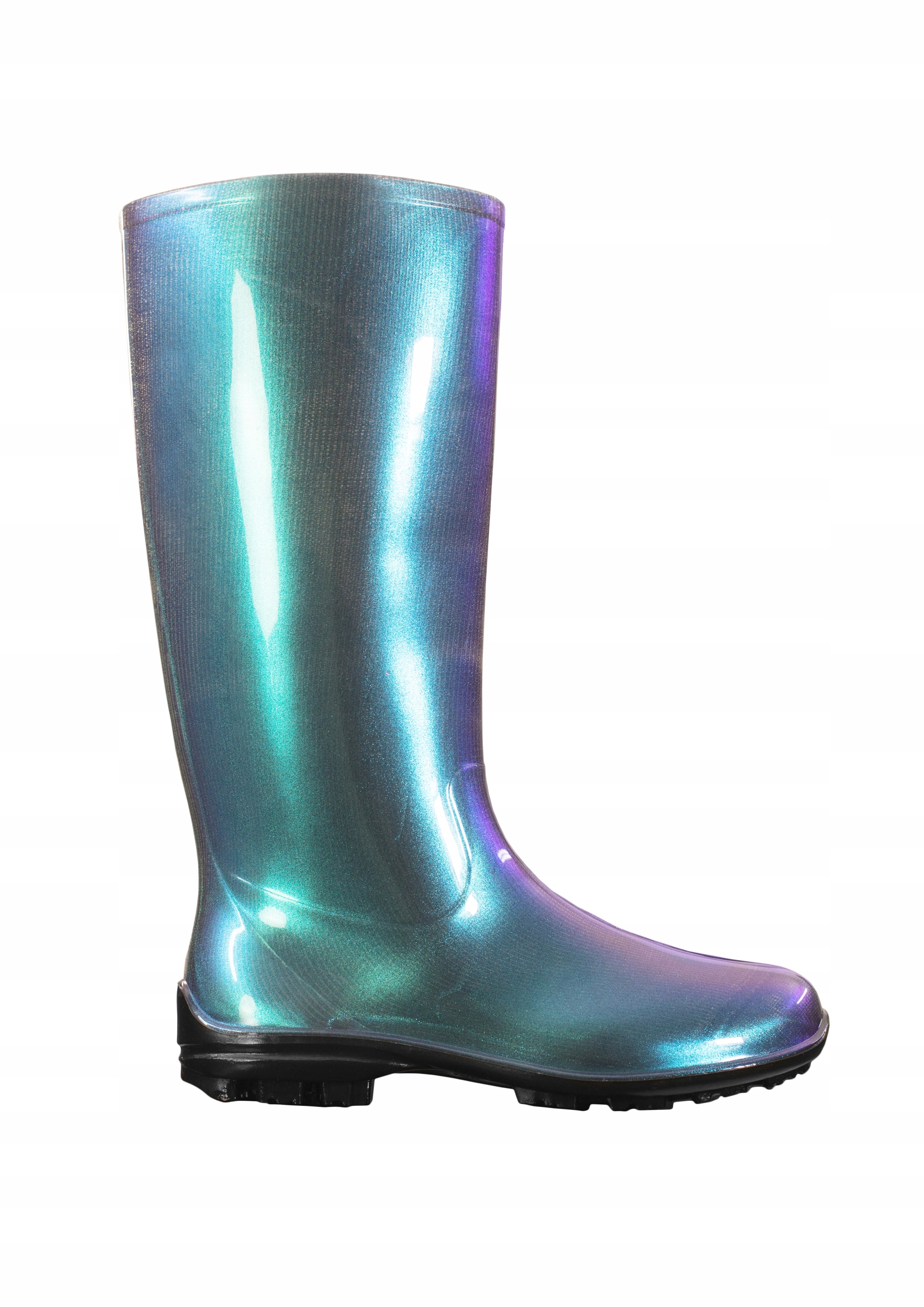 Kalosze Damskie Wysokie Buty Lekkie Kameleon PVC Oryginalne opakowanie producenta folia