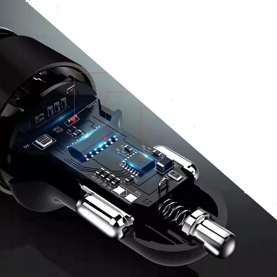 ŁADOWARKA SAMOCHODOWA USB QUICK CHARGE QC 3.0 3.1A Producent inny