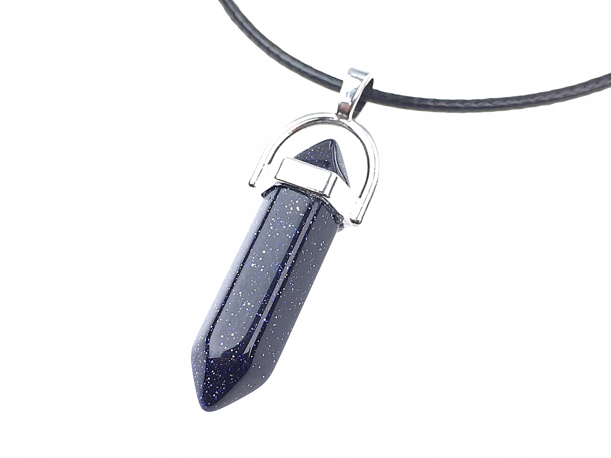 

wisior amulet kamień granatowy noc kairu ametrix