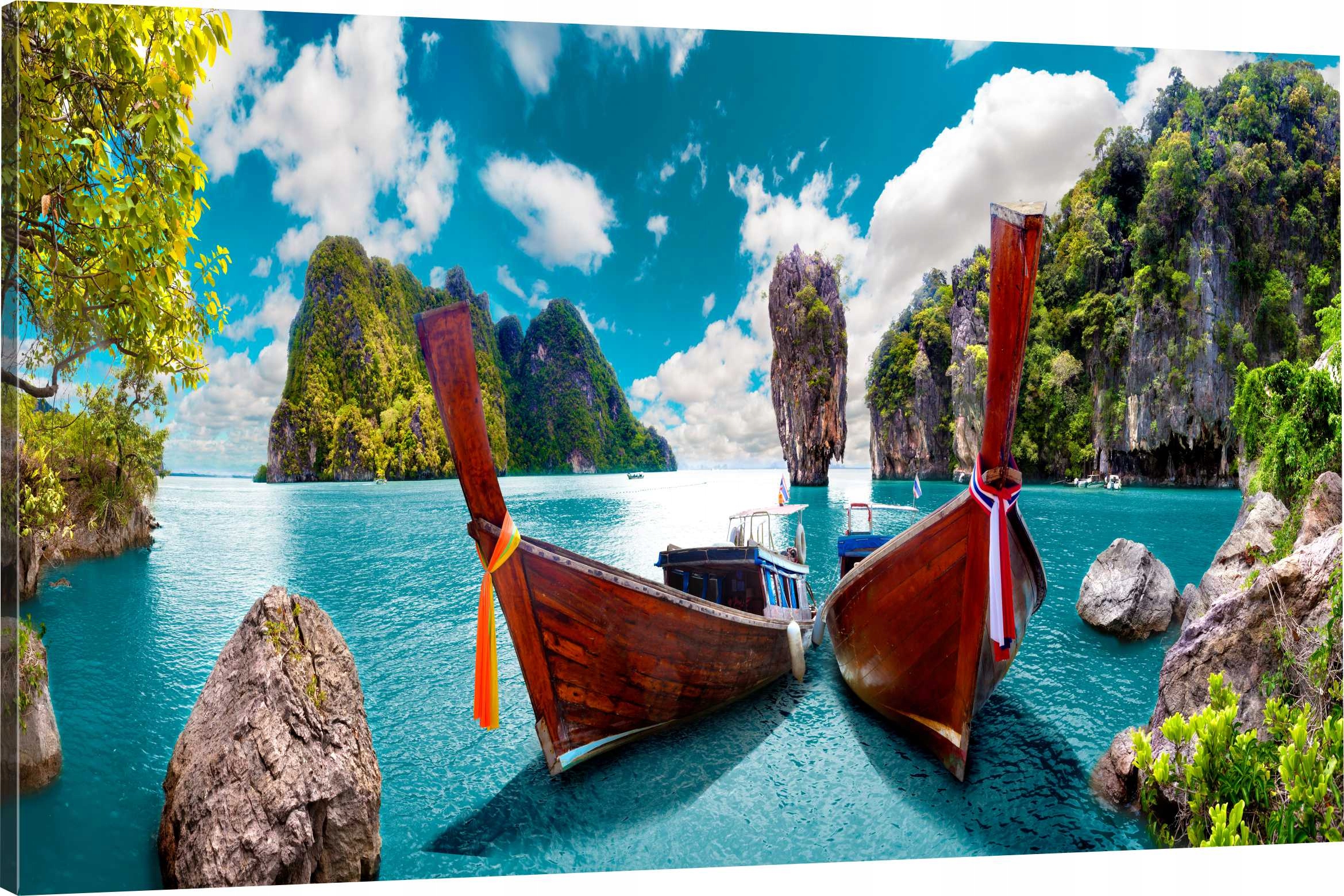 

Obraz Na Płótnie Tajlandia egzotyka łódka 70x50