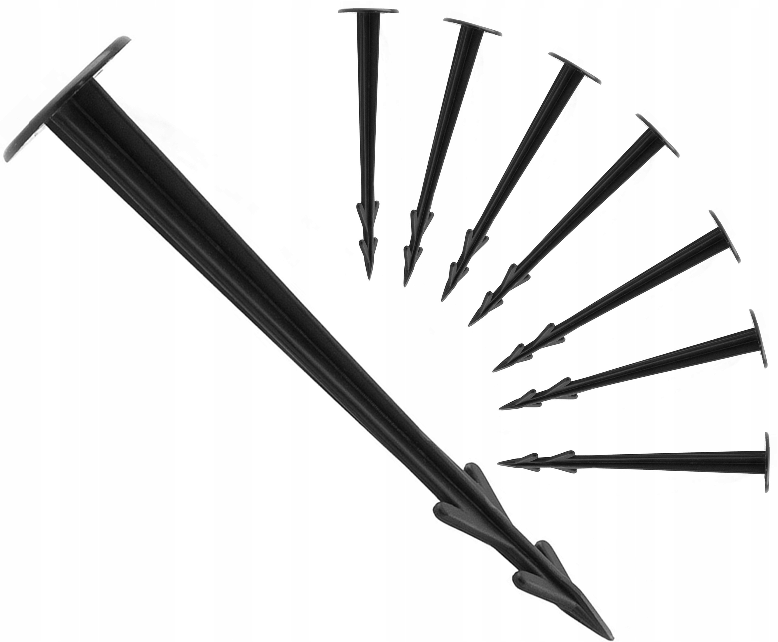 SZPILKI DO AGROWŁÓKNINY 100SZT KOTWICE KOŁKI KOŁEK