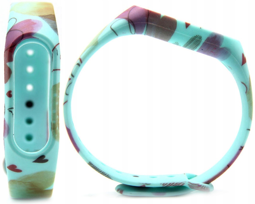 

Xiaomi MI BAND2 opaska zamienna Turkusowa Serca
