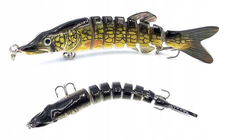 

wobler łamany tonący Jerk Szczupak 13cm 21g 7