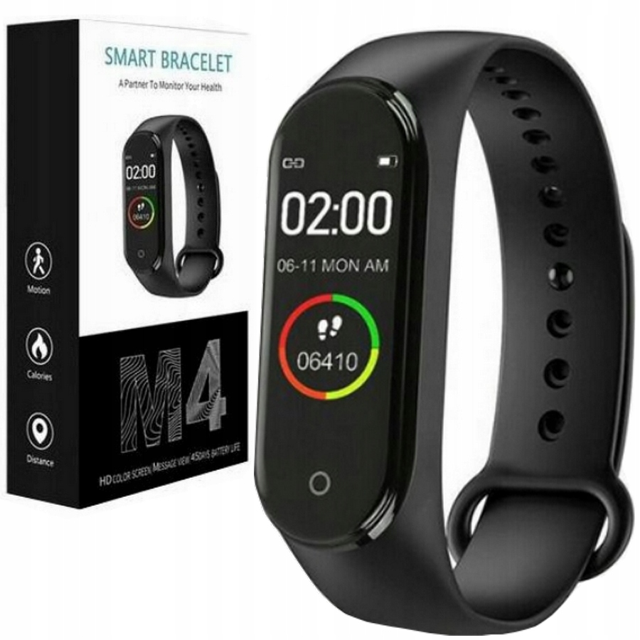 

Smartband Opaska Sportowa Smartwatch Zegarek M4