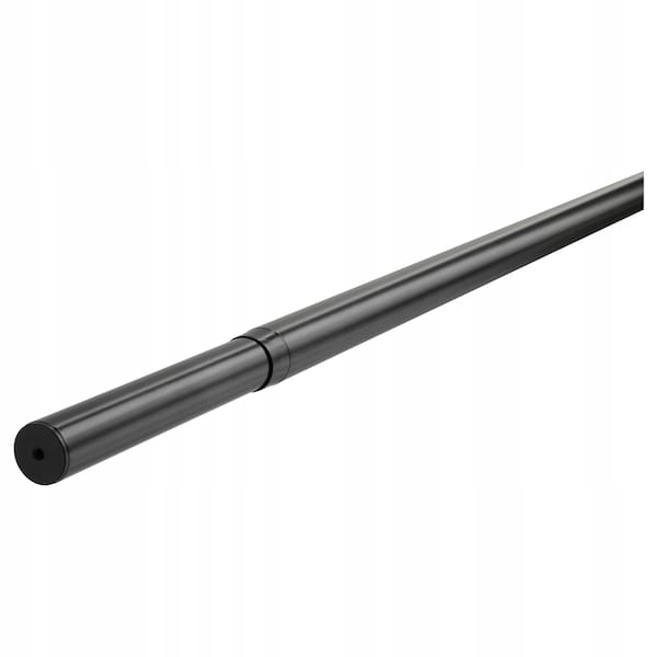 Ikea Hugad Karnisz, czarny, 210-385 cm