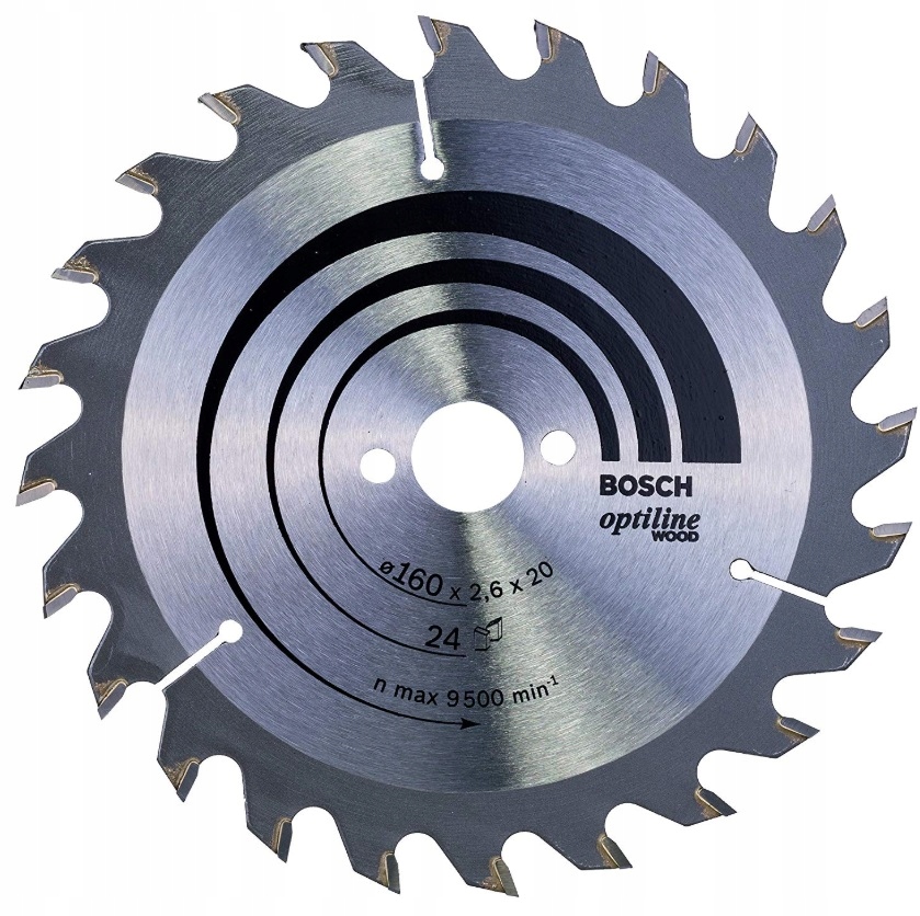 Kotoučová pila Bosch 2608640596 na dřevo 160x2,6x20 mm (2608640596)
