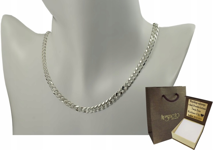

Łańcuszek Srebrny Pancerka /- 50 %