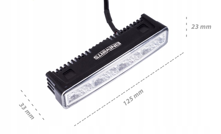 DRL404 Swiatla dzienne LED 125mm ZAM PHILIPS 800LU Part number DRL4040