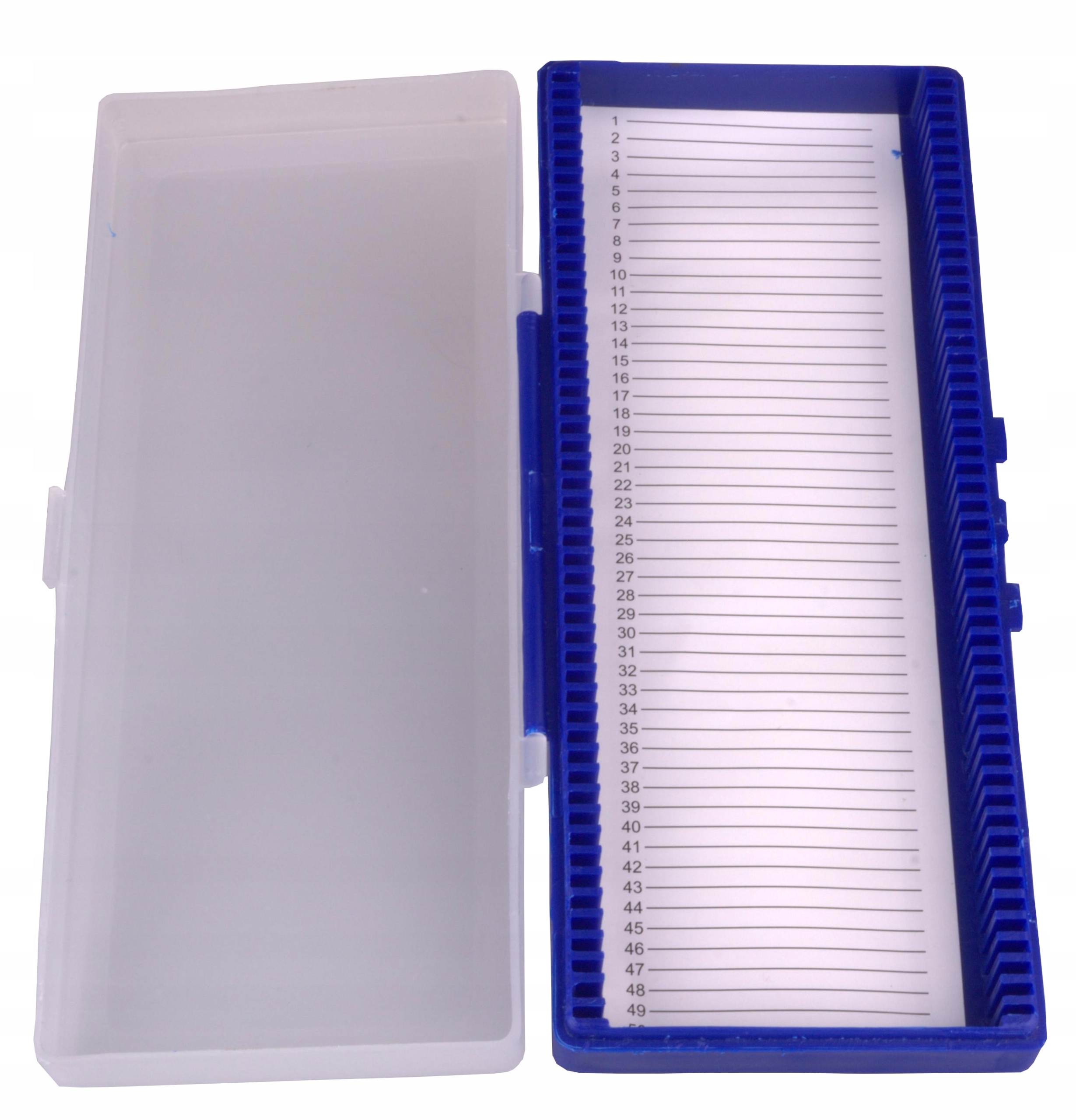 

Pudełko do transportu szkiełek mikroskopowych 50