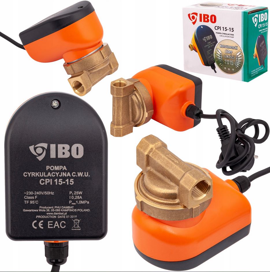 Cirkulačná Pumpa Cwu Ibo Cpi 15-15 1/2