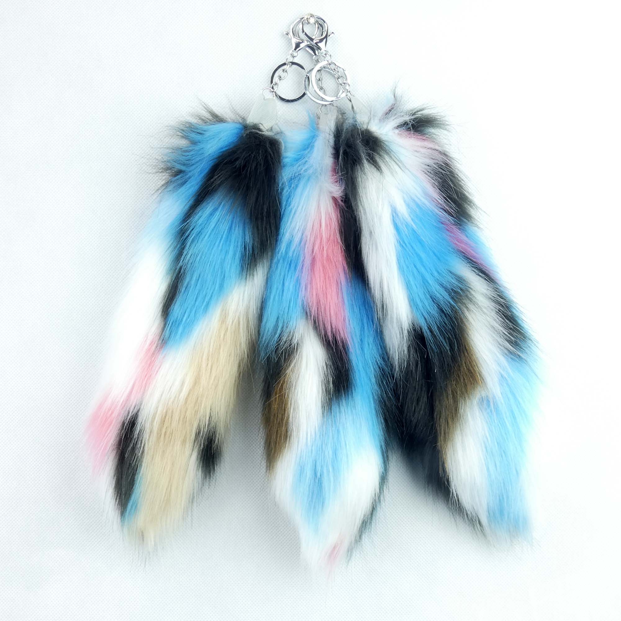 

Puszysty ogon kita brelok zawieszka do torby klucz