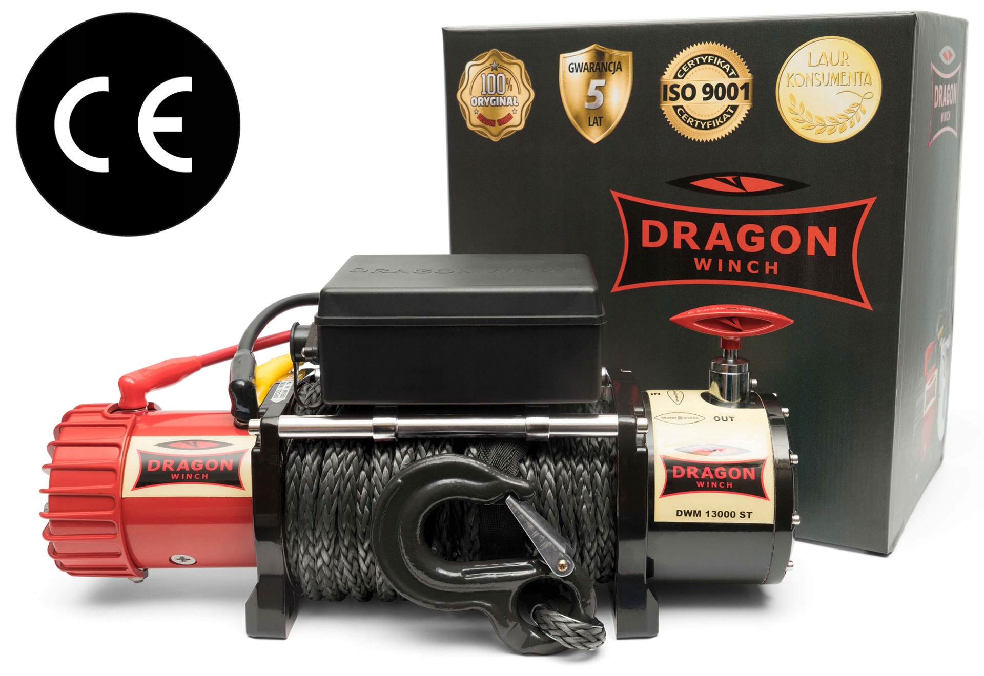 WYCIAGARKA 12V ELEKTRYCZNA SAMOCHODOWA 6T Syntetyk Producent code DWM13000ST