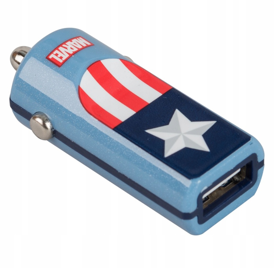

Tribe Ładowarka Samochodowa 1xUSB Captain America