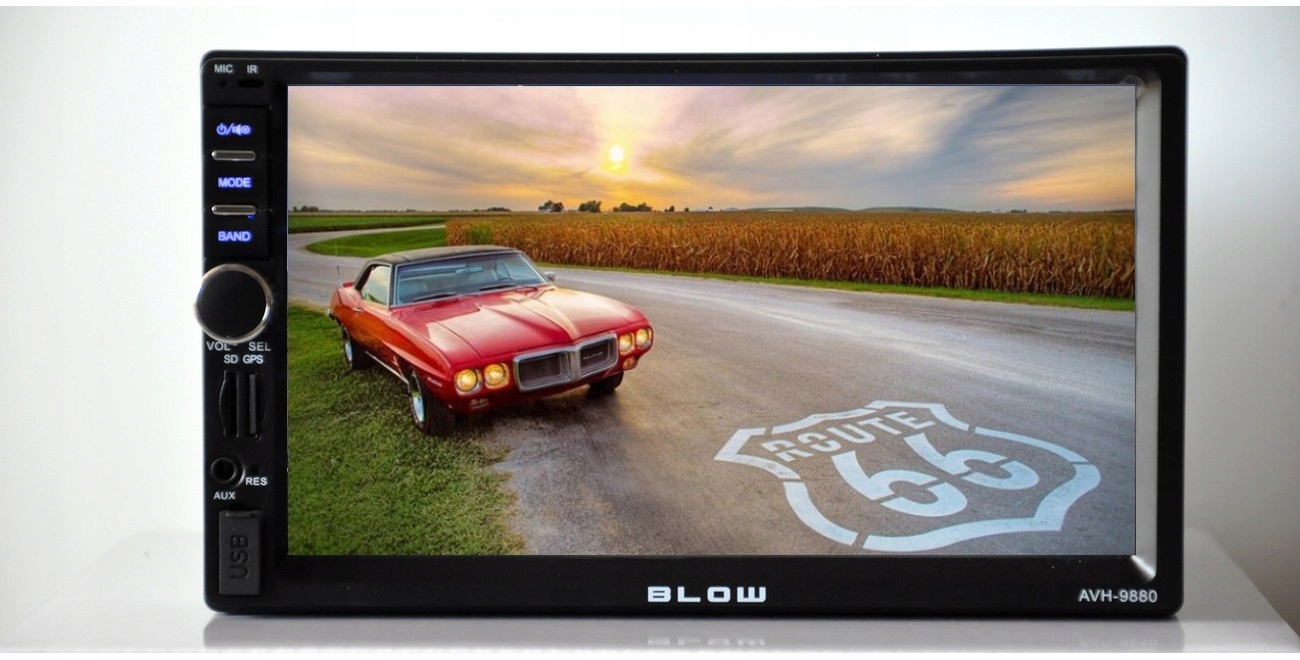 RADIO SAMOCHODOWE BLOW 2DIN MAPA EUROPY GPS SD USB Moc wzmacniacza 4 x 50 W