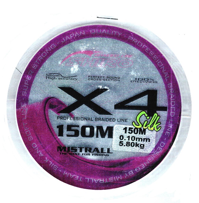 Plecionka Mistrall Shiro 0,10 mm 150 m czarna