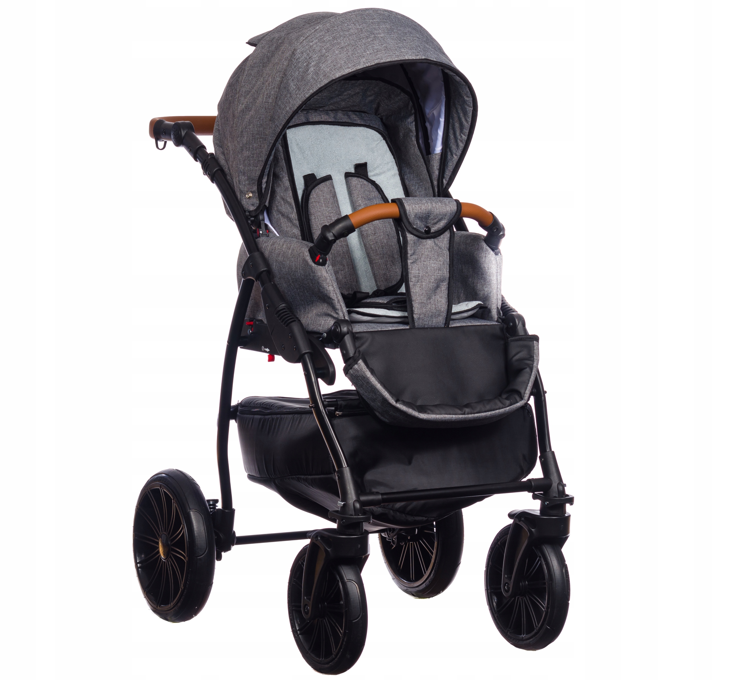 WÓZEK 3w1 GONDOLA + SPACERÓWKA + FOTELIK / Verso Rodzaj kół Żelowe