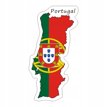 

Naklejka Portugalia na Walizkę Moto Auto Flaga