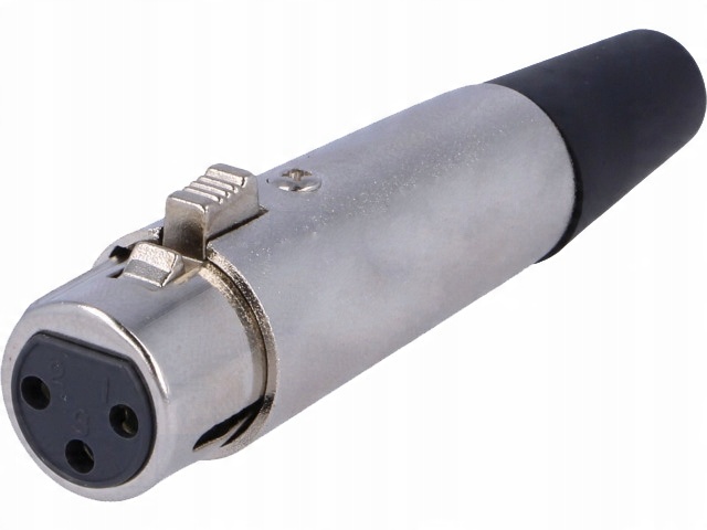 

XLR-3G-2 Wtyk Xlr Żeński 3 Pin na przewód E7829