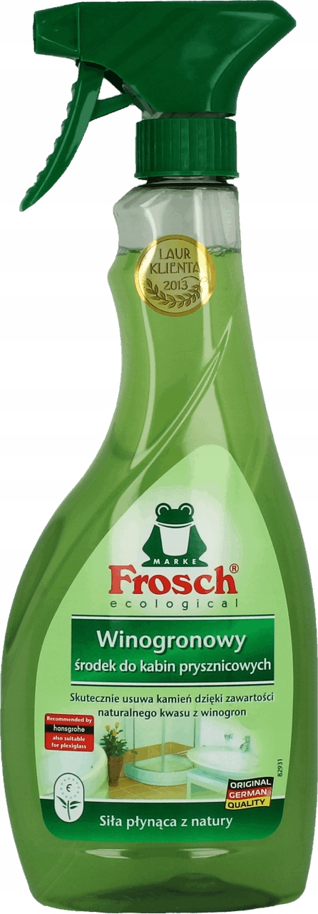 

Płyn Frosch 0,5l czyszczenie kabin prysznicowych