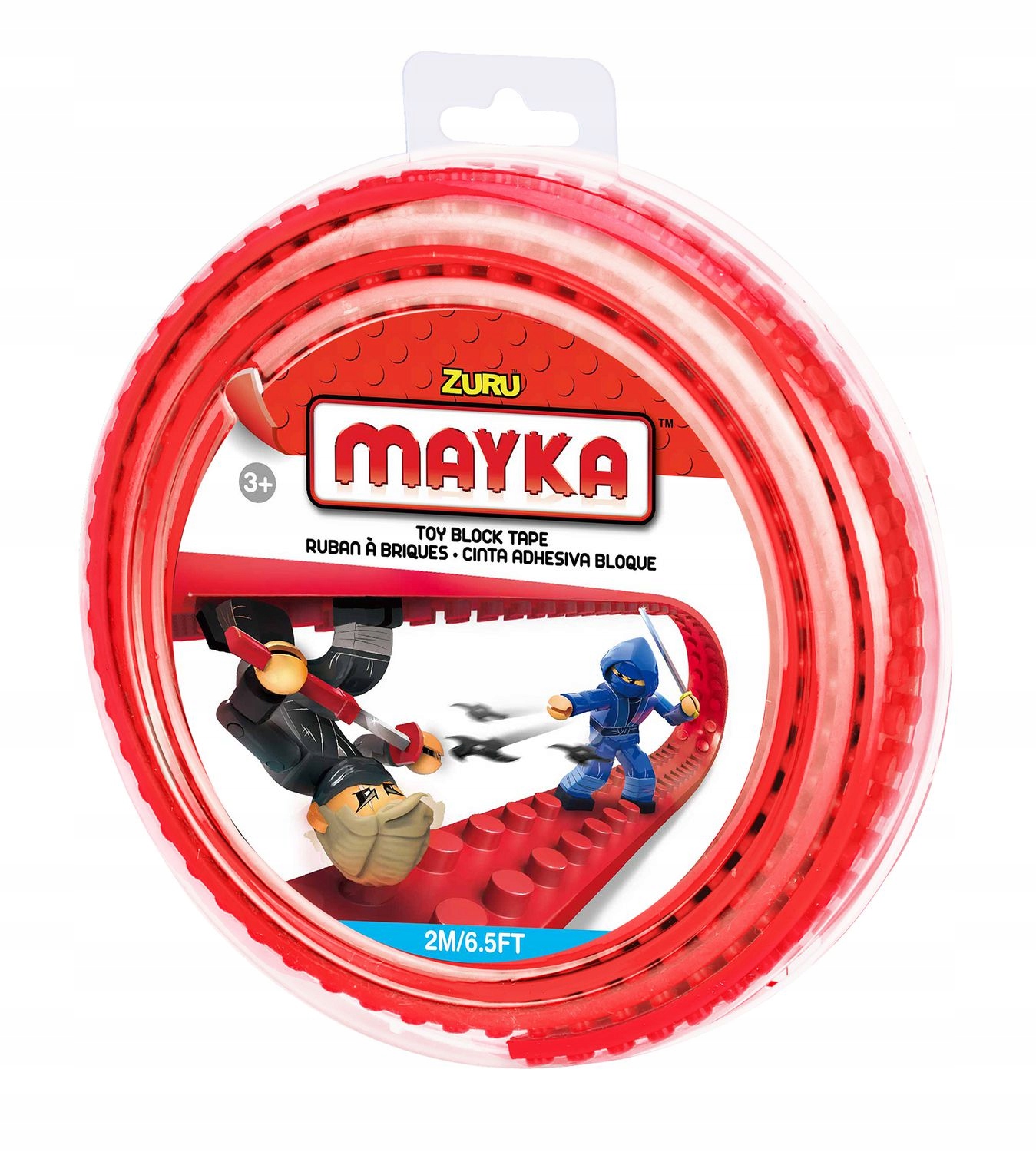 

Mayka Taśma Do Klocków 2 Metr Podwójna czerwona