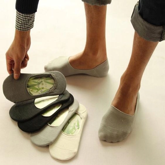 BEŻOWE BAWEŁNIANE STOPKI MOKASYNKI MĘSKIE 41/43 Rozmiar 41-43