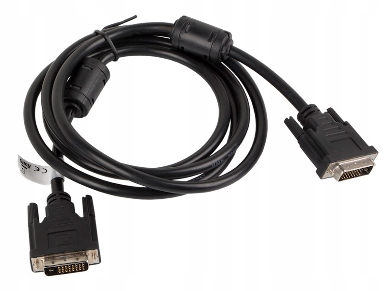 Кабель DVI-DVI-D Dual-Link 24+1 ферритовые фильтры 1,8 м EAN 5901986040088