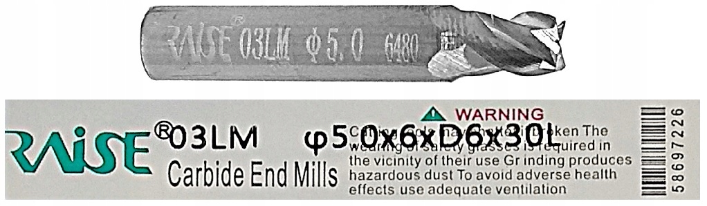 frez 03L do kluczy, do maszyny Futura, Multicode