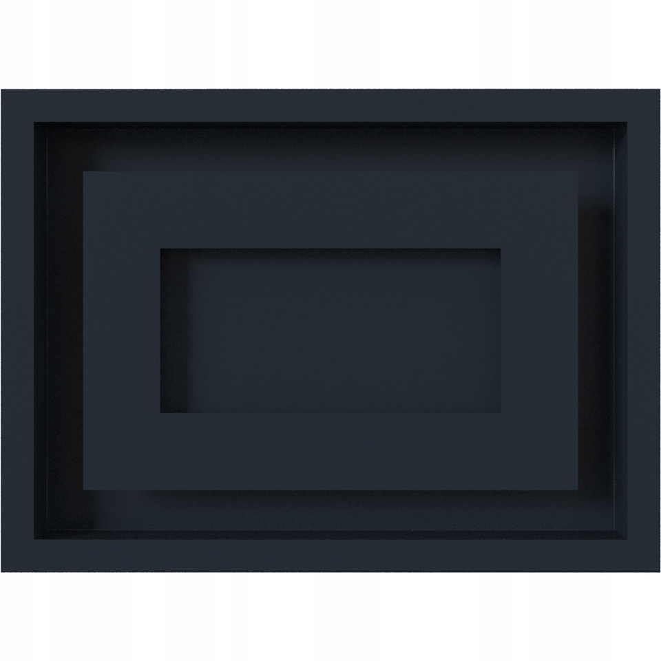 Ventilační mřížka do krbu Wind 22x30 grafitová