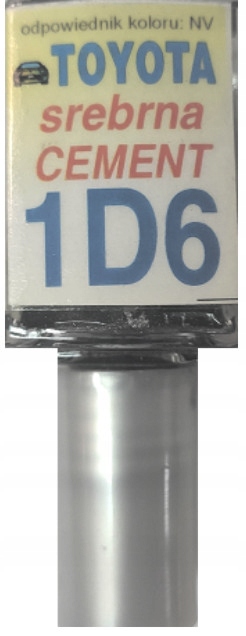 

Toyota 1D6 Silver Cement Lakier Zaprawka Do Rys