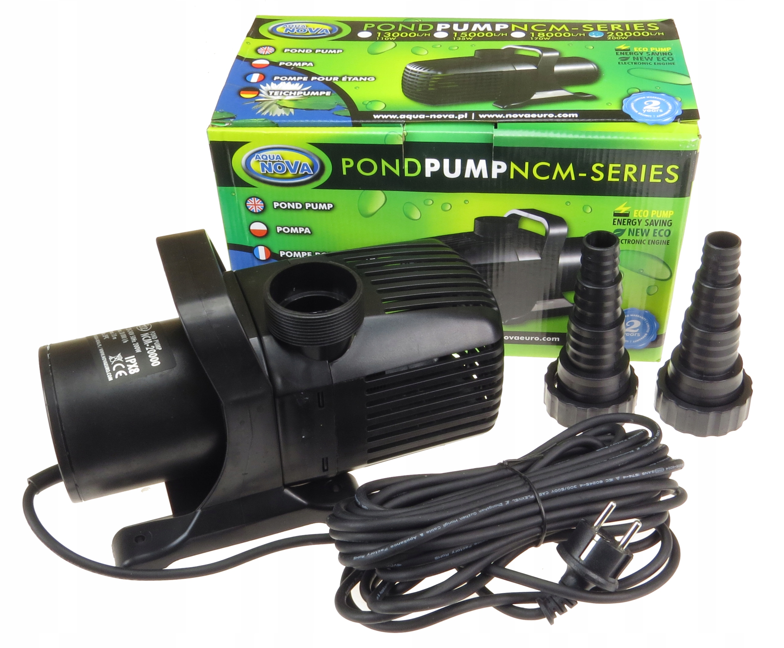 

Pompa Do Oczka Wodnego 20000L/h Eco 200W + Gratisy