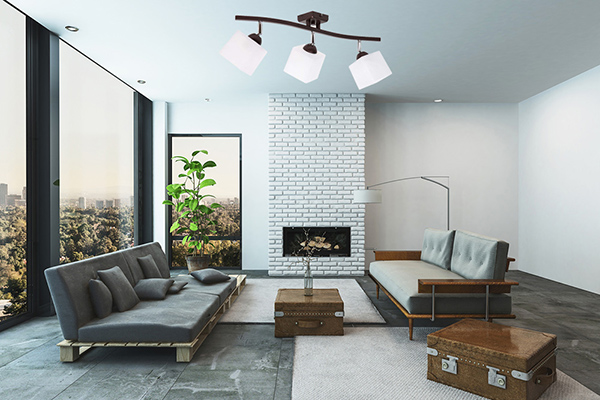 SUFITOWA LAMPA WISZĄCA PLAFON ŻYRANDOL SZKLANA LED Materiał dominujący szkło