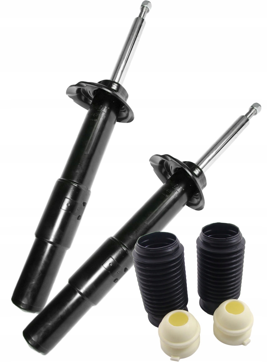 Amortyzatory x2 PRZÓD +odboje+osłony BMW 5 E60 E61