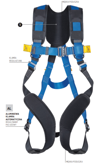 Szelki bezpieczeństwa Protekt P 12 Pro XXL