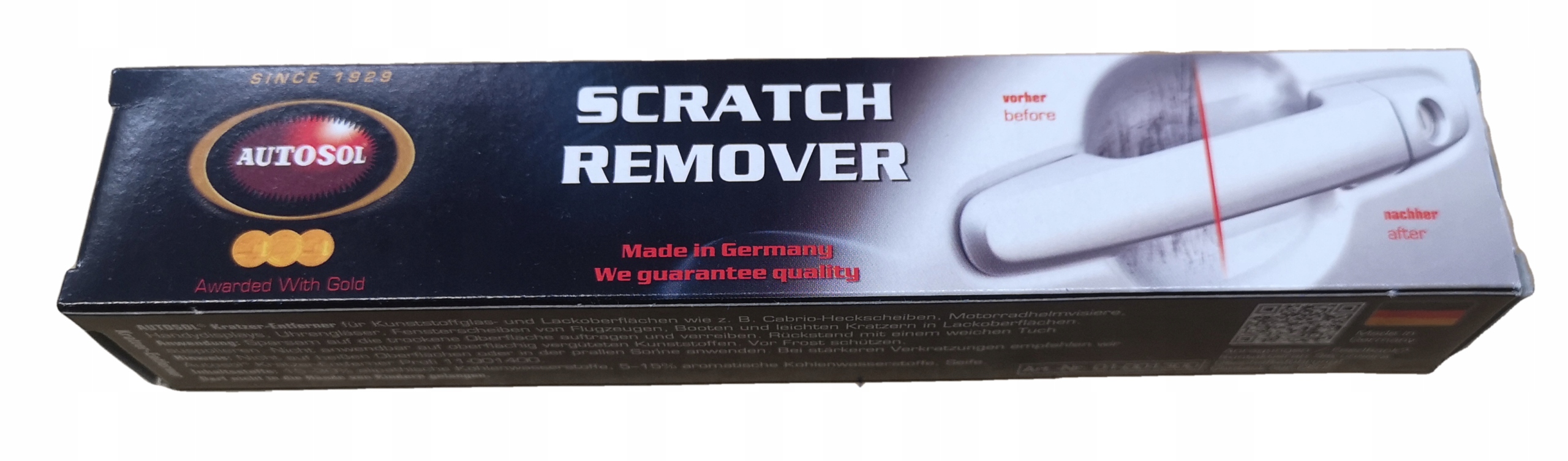 

Autosol Scratch Remover usuwa rysy z plastiku 75ml