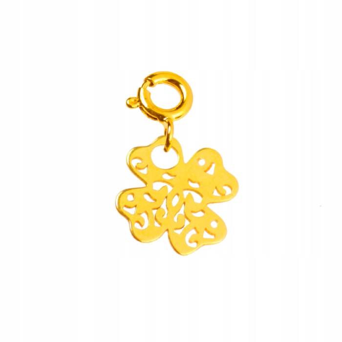 

Zawieszka Charms Koniczynka Próba Złota 333