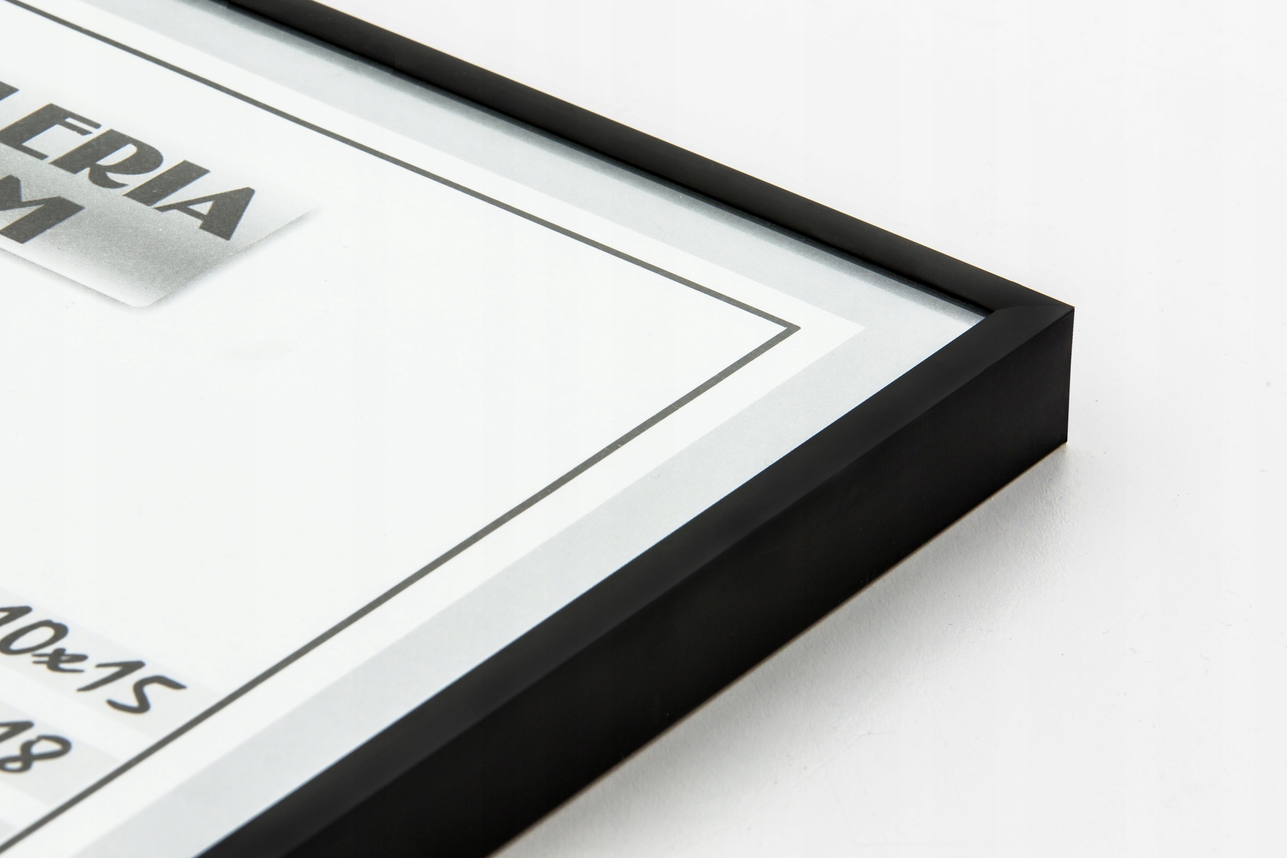 

Rama Ramka Aluminiowa 21x29,7 A4 alu G Czarna