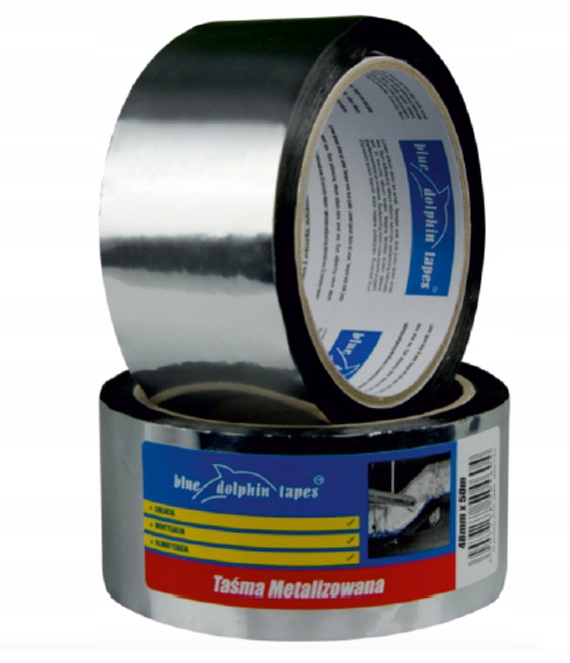 TAŚMA METALIZOWANA DO KLEJENIA OTULIN 50mDOLPHIN