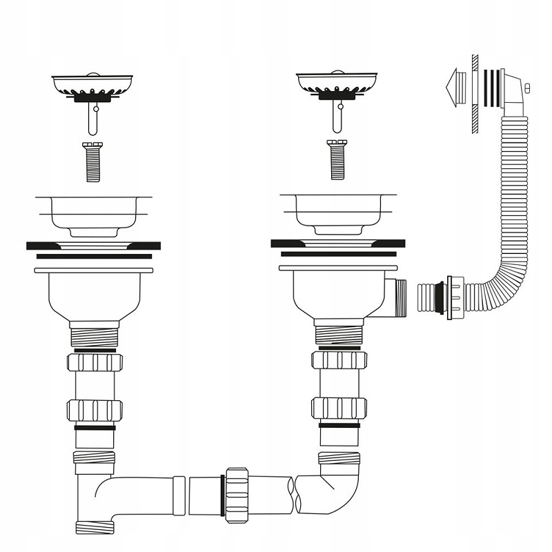 Zlewozmywak Swiss-Liniger Stal Czarny ZXM610 Marka Swiss-Liniger