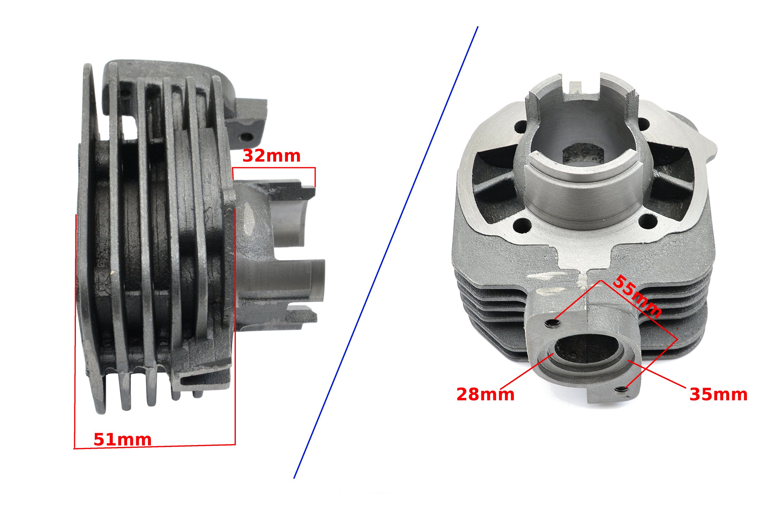 CYLINDER PEUGEOT SPEEDFIGHT 3 LUDIX VIVCACITY 40mm Producent Acme