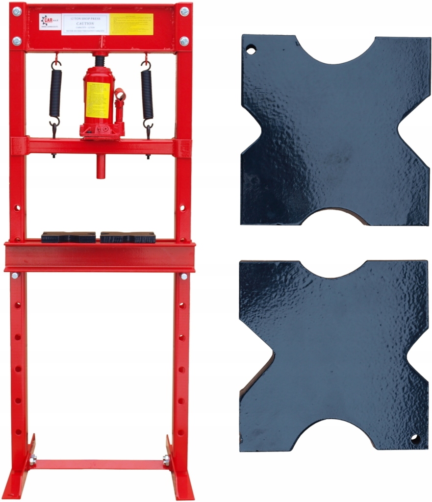 

Prasa 12T Hydrauliczna + 2 Płyty Z 4 Wycięciami