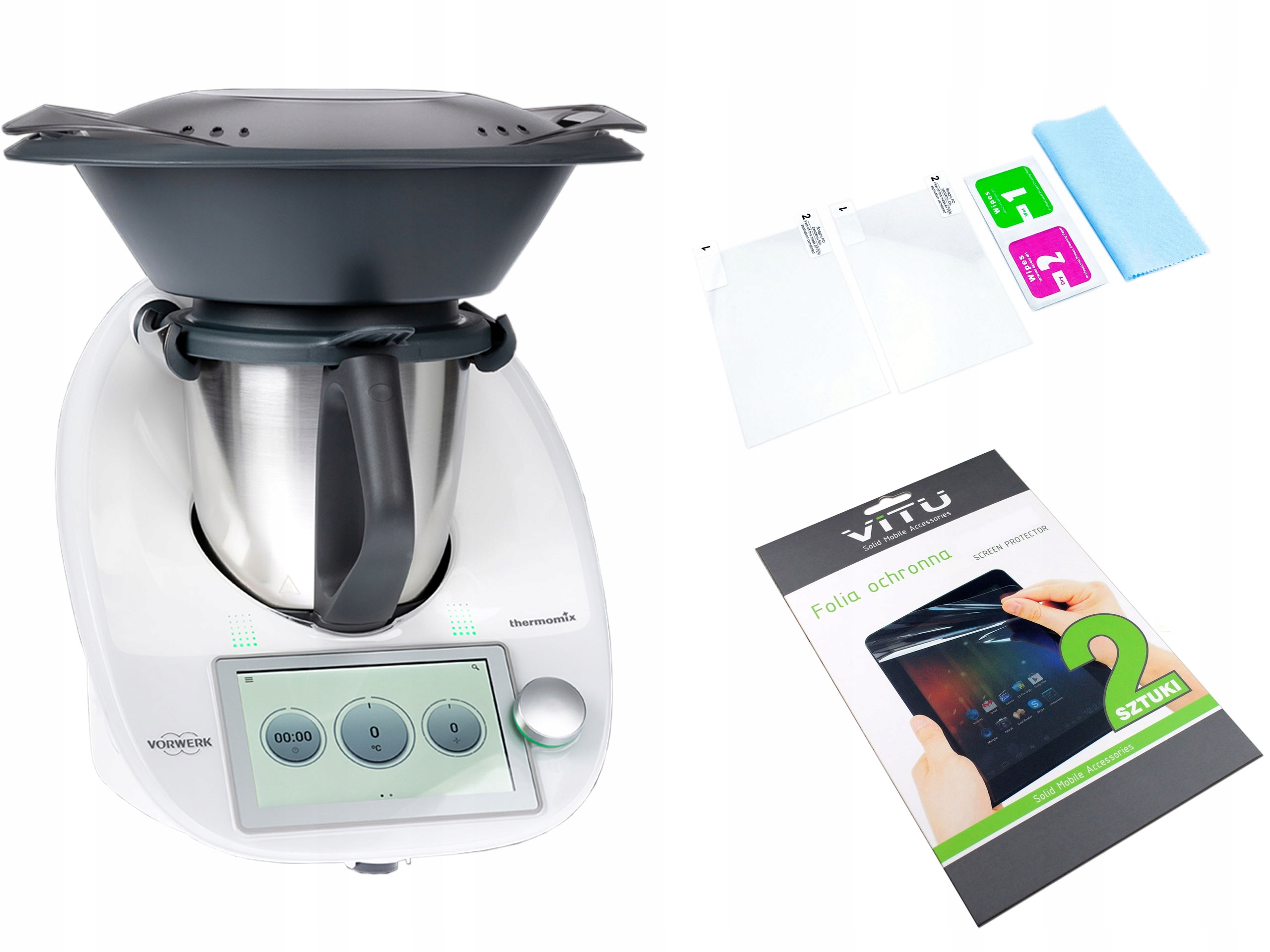 

Folia ochronna na ekran Thermomix TM6 2 sztuki