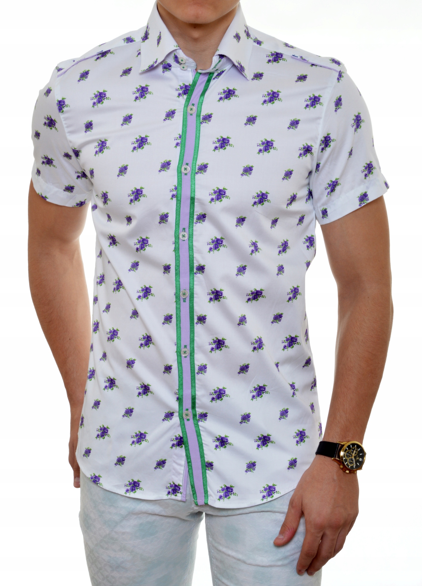 Pánská košile Mondo Exclusive Letní květiny