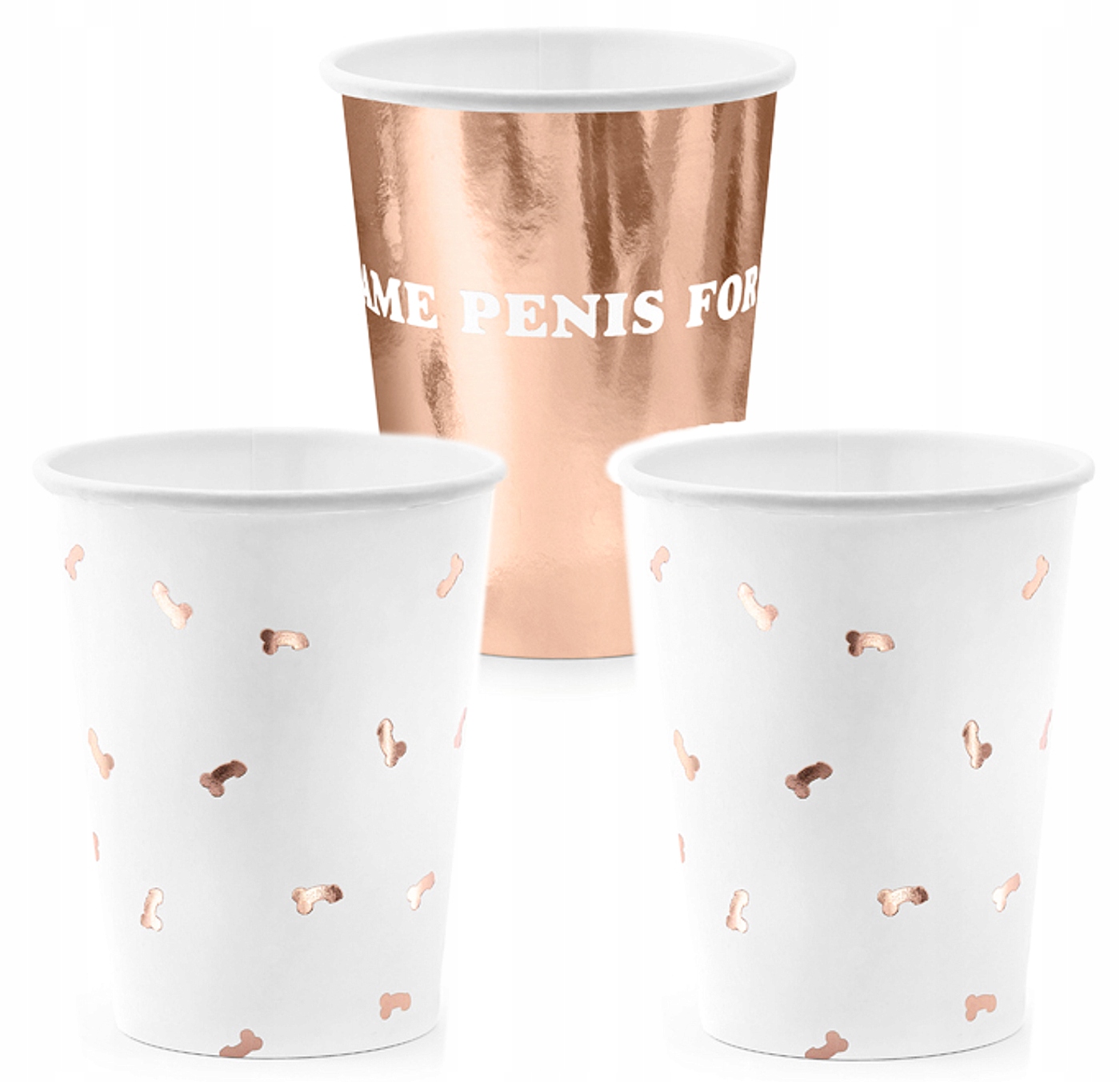 

Kubeczki Różowe Złoto PANIEŃSKI-6 SZTUK-220ML-1242