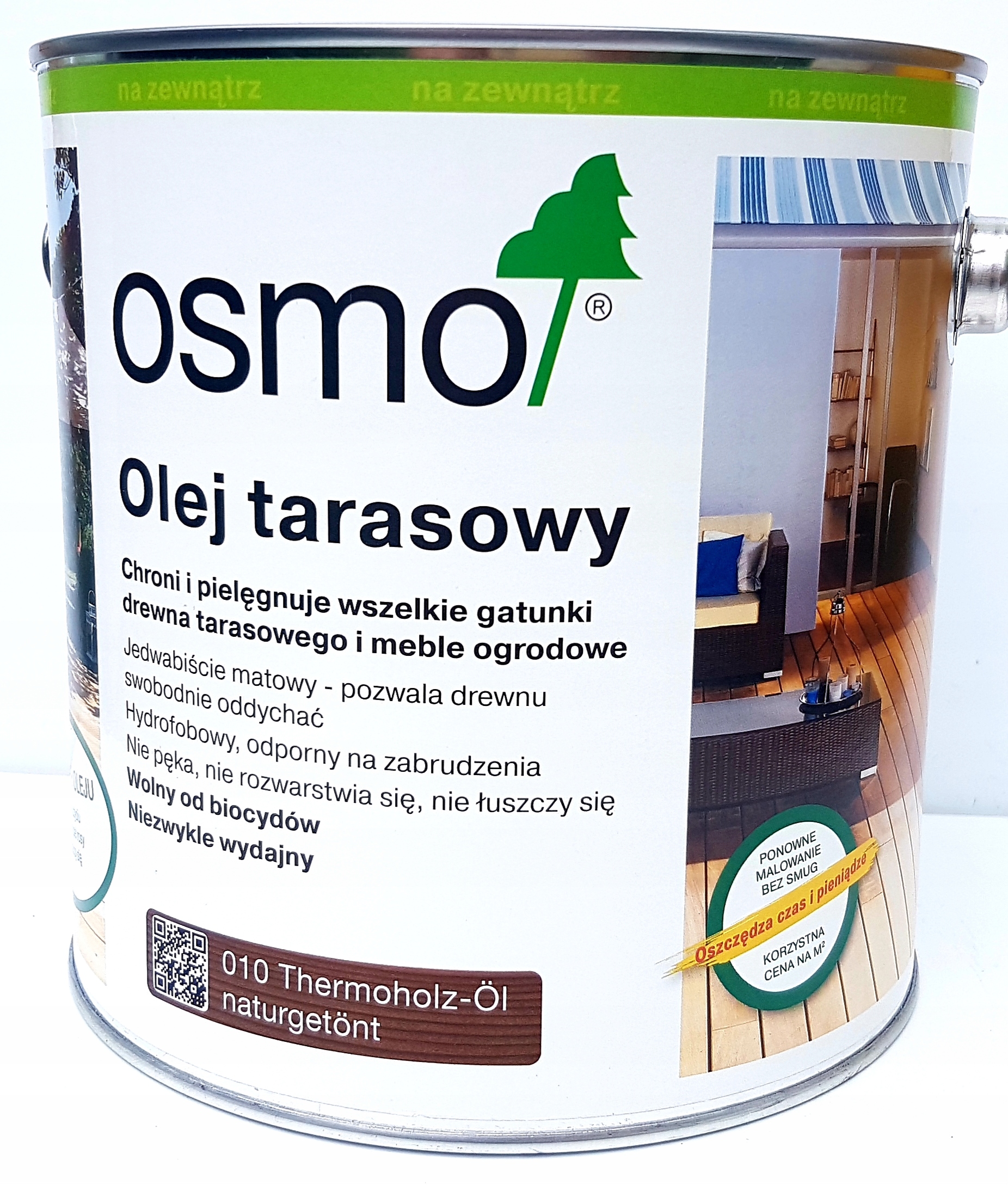 

Osmo 010 Olej do tarasów 2,5l Termodrewno