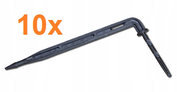 

Emiter Kroplownik Patyczkowy kątowy 2l/h x 10szt