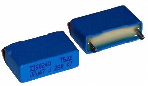 

Kondensator Mkt 470nF 250V raster=15 10sztuk